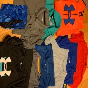 Boys Size Small (7) Under Armour Clothing Bundle